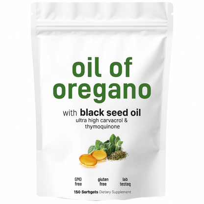 Oregano olja med Svartkumminolja