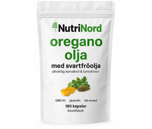 Oregano olja med Svartkumminolja